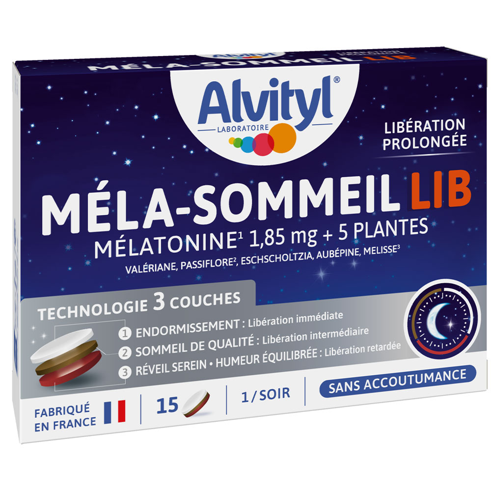 Alvityl Méla Sommeil LIB x15 comprimés