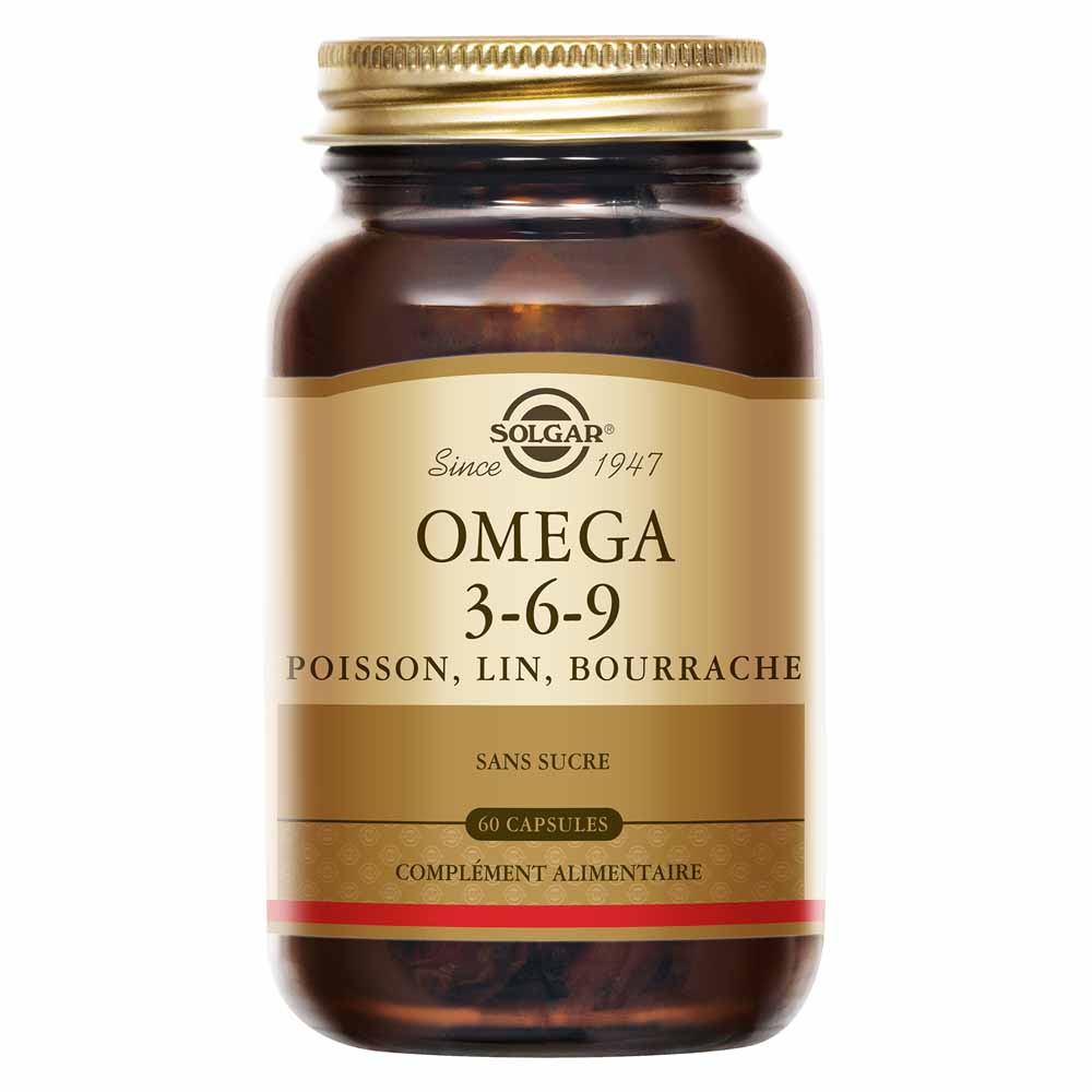 Solgar Omega 3-6-9 Cardiovasculaire 60 capsules