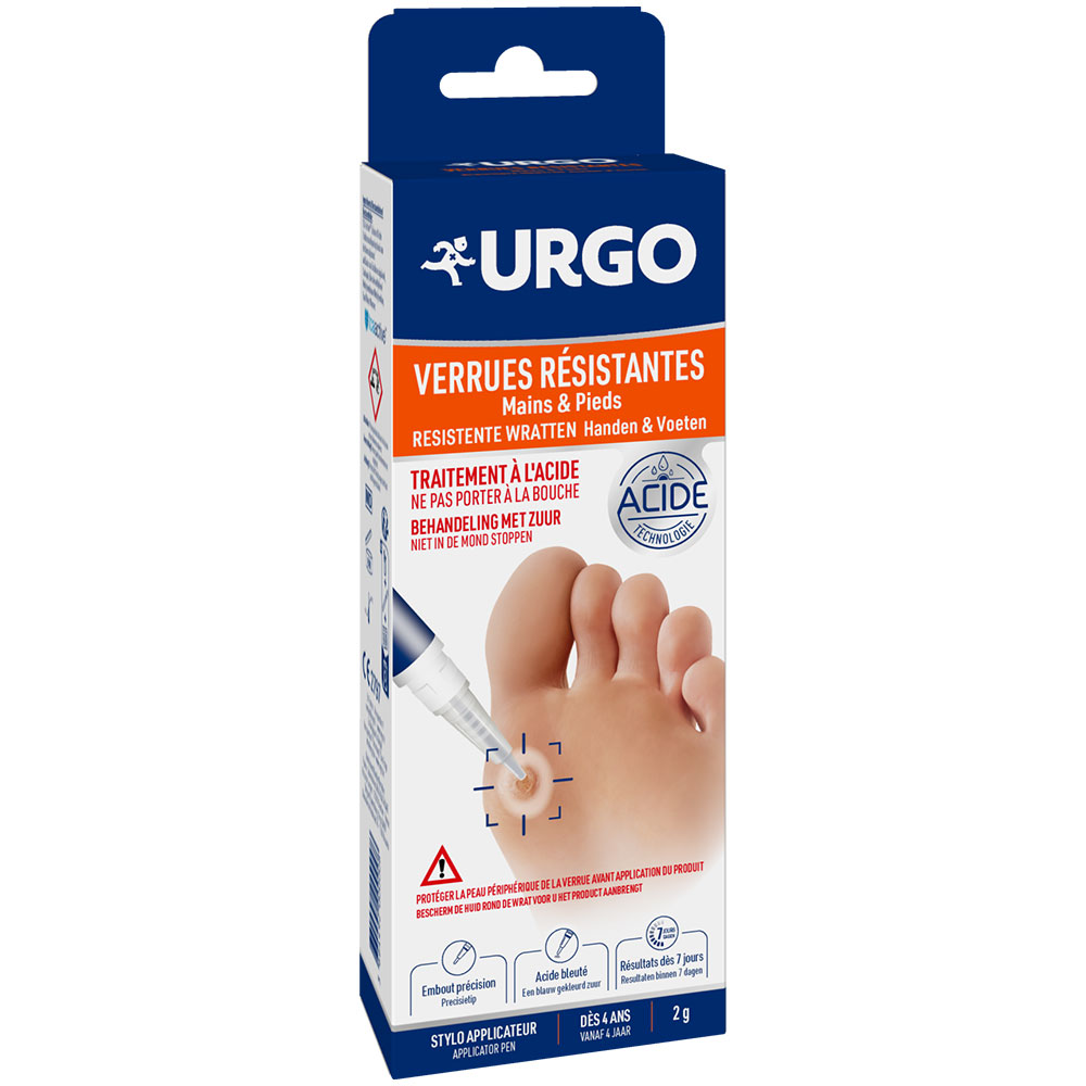Urgo Stylo Verrues Résistantes Mains Et Pieds 2ml