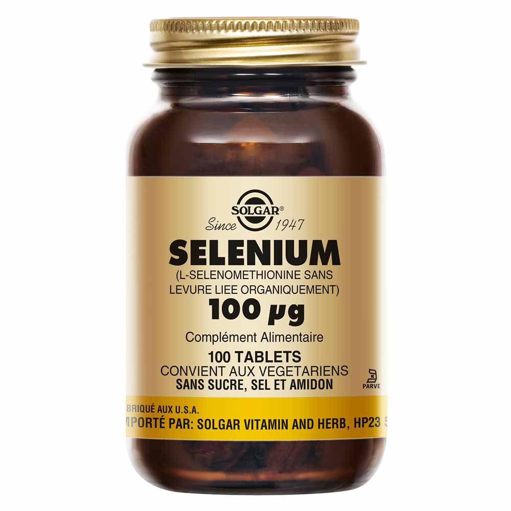 SOLGAR SELENIUM 100µG 100 TABLETS