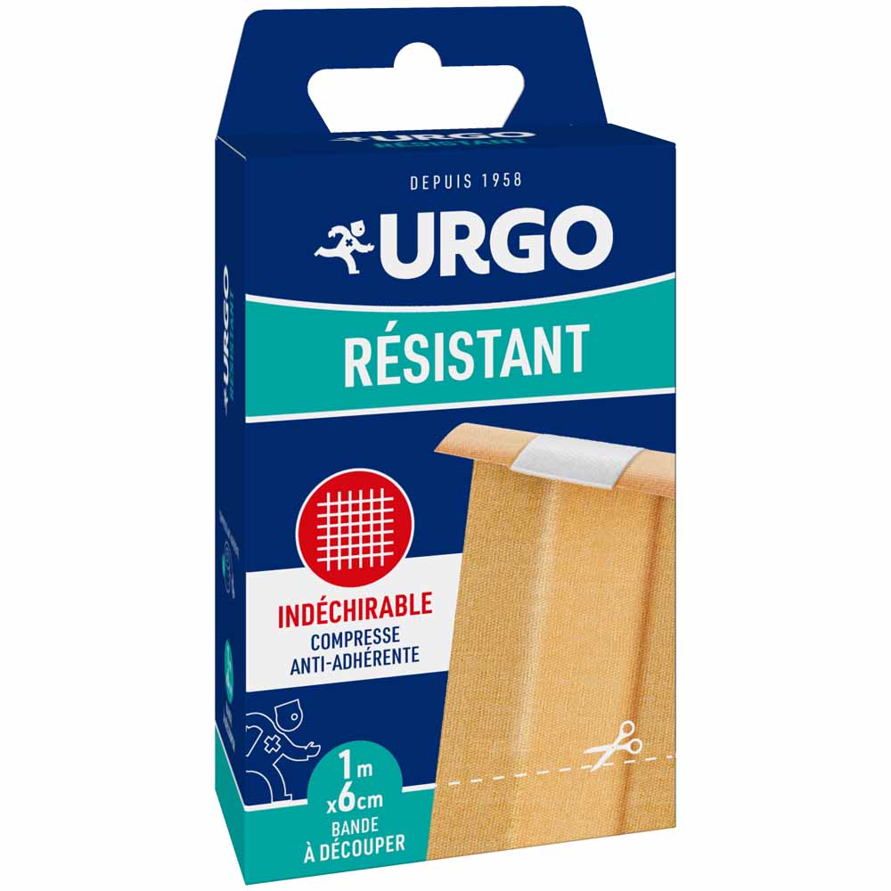 Urgo Résistant Bande Tissu 1mx6cm