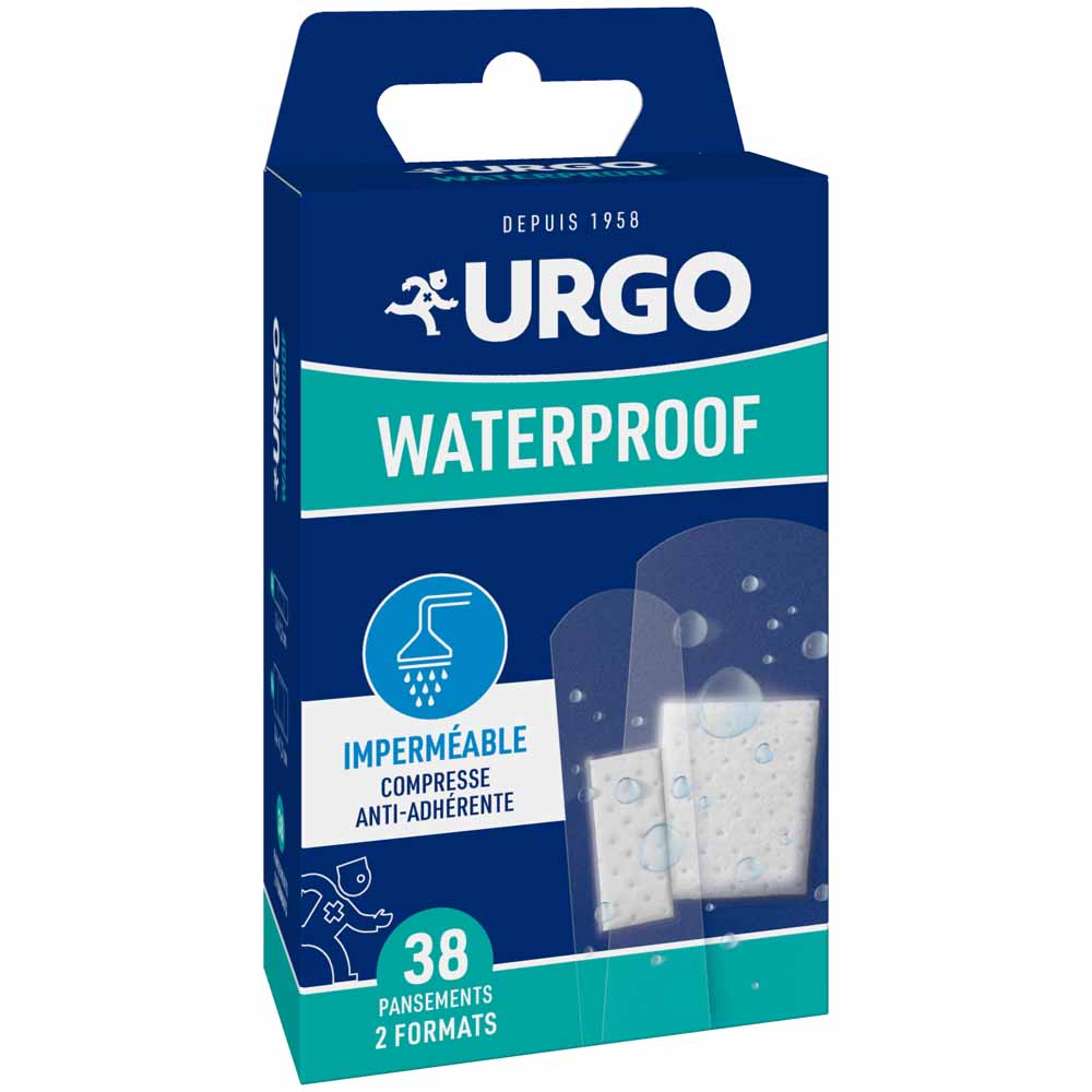Urgo Waterproof Pack Familial 2 formats x38