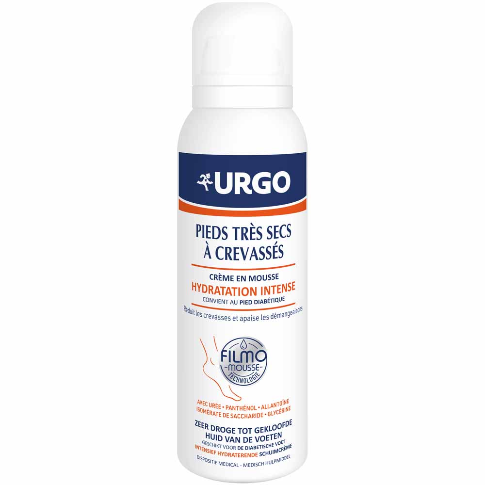 Urgo Crème en Mousse Pieds Très Secs à Crevassés 125ml