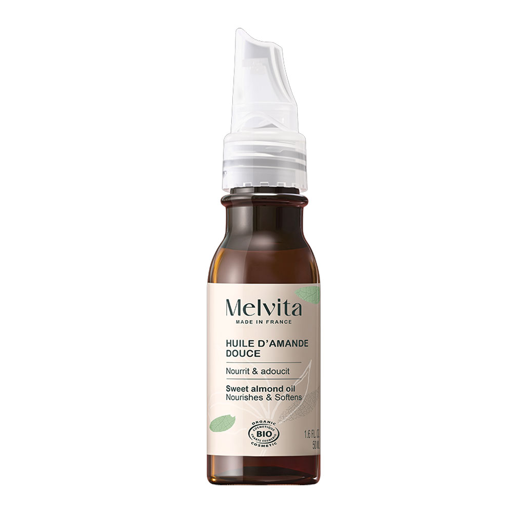 Melvita Huile D'amande Douce Adoucissante Hydratante Bio 50ml