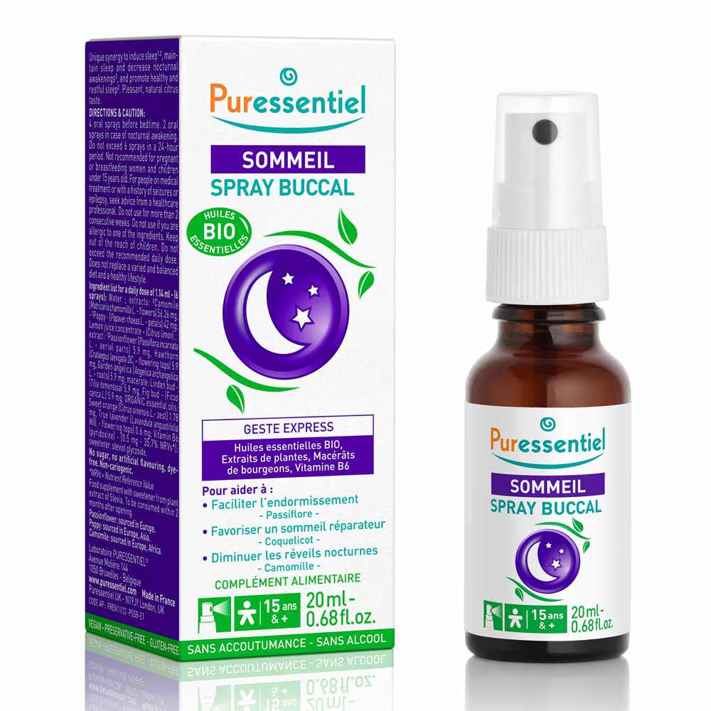 Puressentiel Sommeil Spray Buccal A Partir de 15 Ans Goût Agrumes 20ml