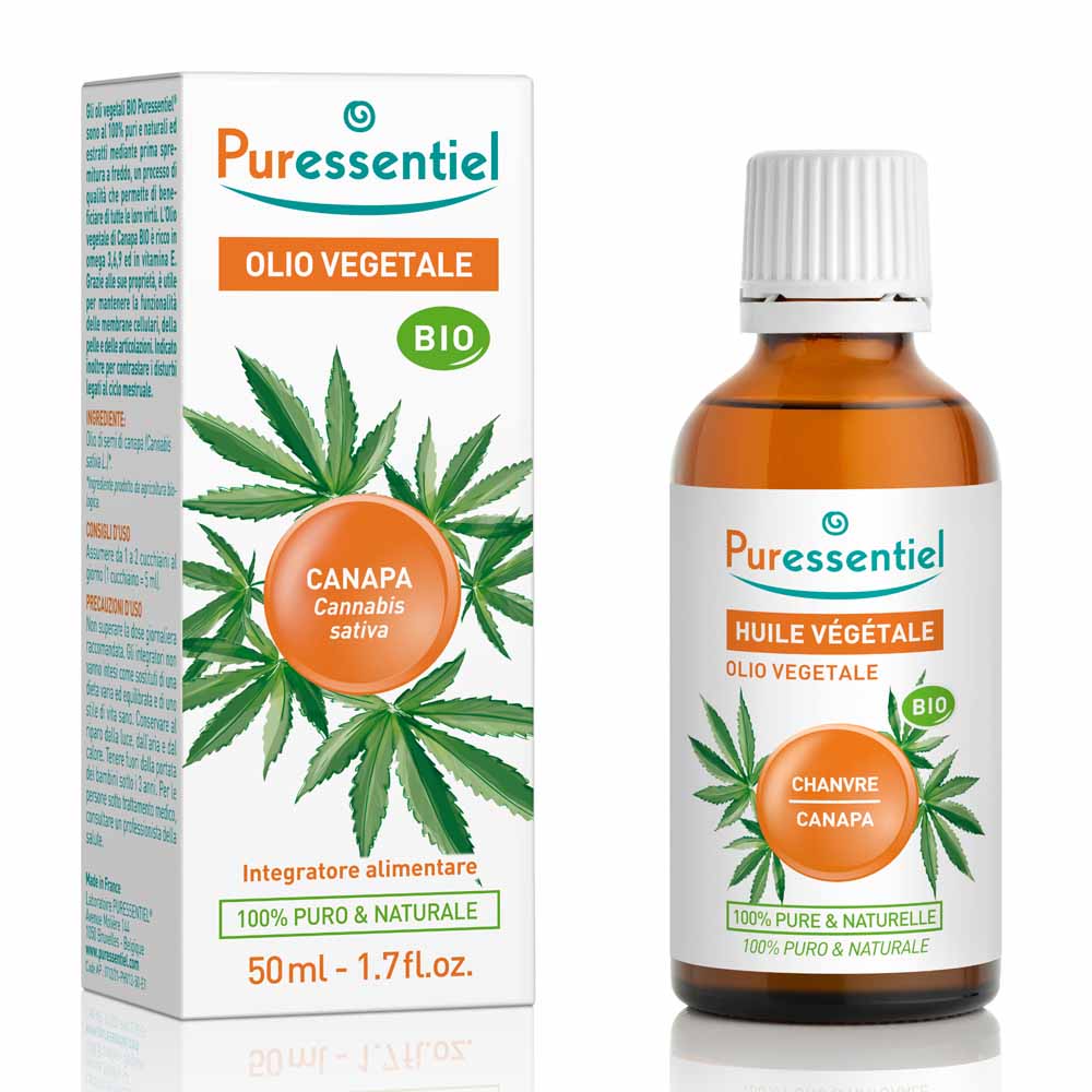 Puressentiel Huiles Végétales Chanvre Bio 50ml