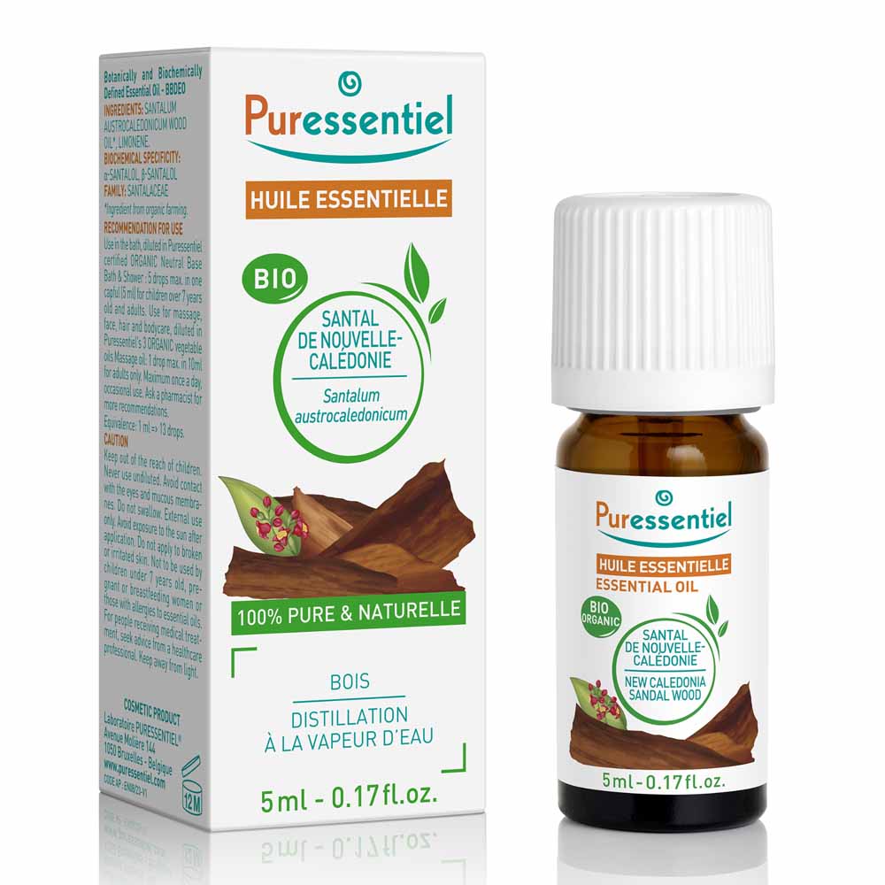 Puressentiel Huiles Essentielles Santal Blanc de Nouvelle Calédonie BIO 5ml