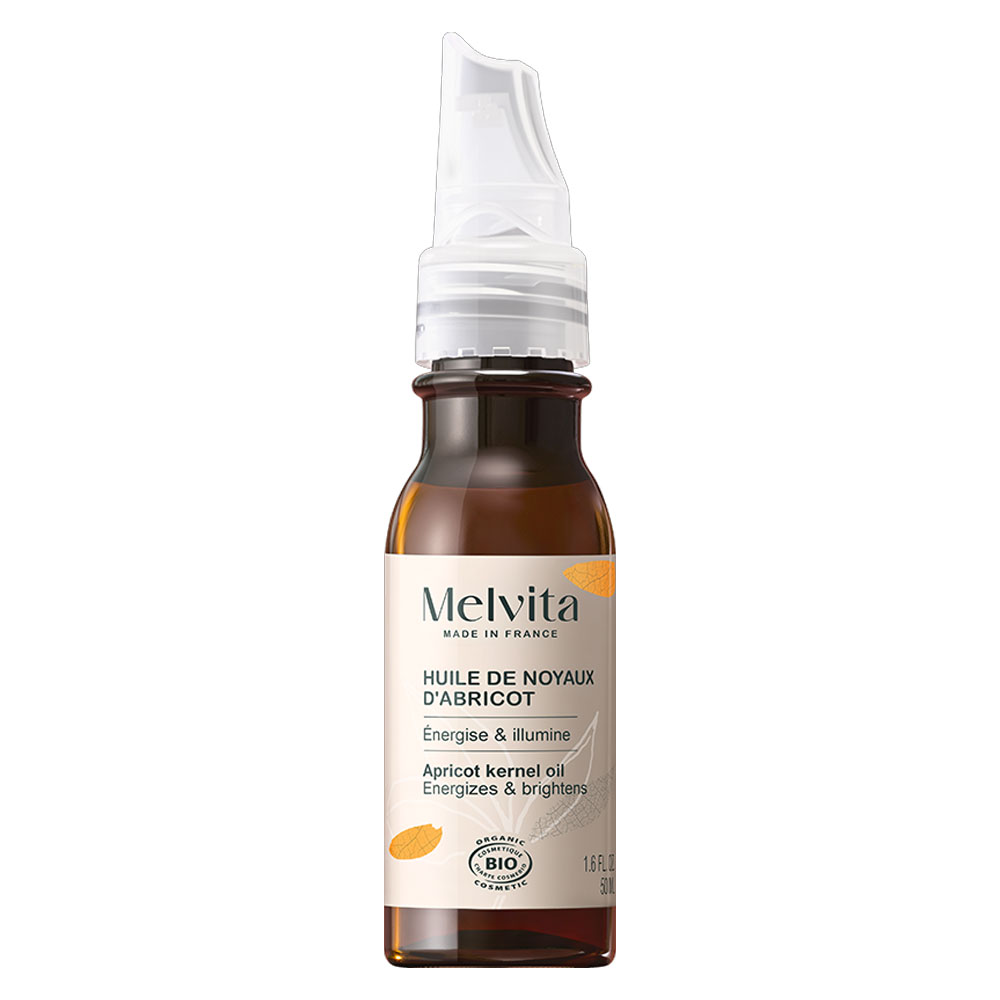 Melvita Huile De Noyaux D'abricot Bonne Mine Peaux Fatiguees Bio 50 ml