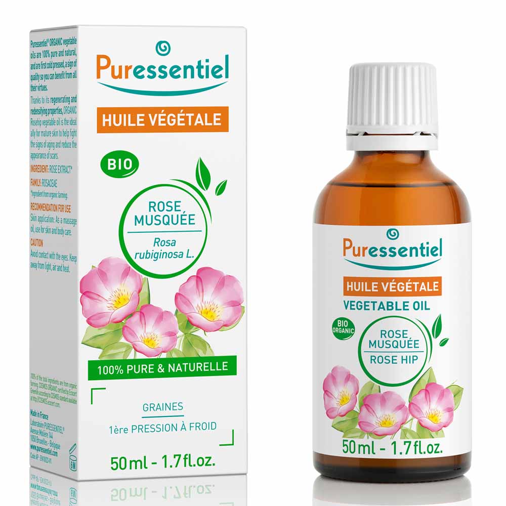 Puressentiel Huiles Végétales Rose musquée Bio 50ml