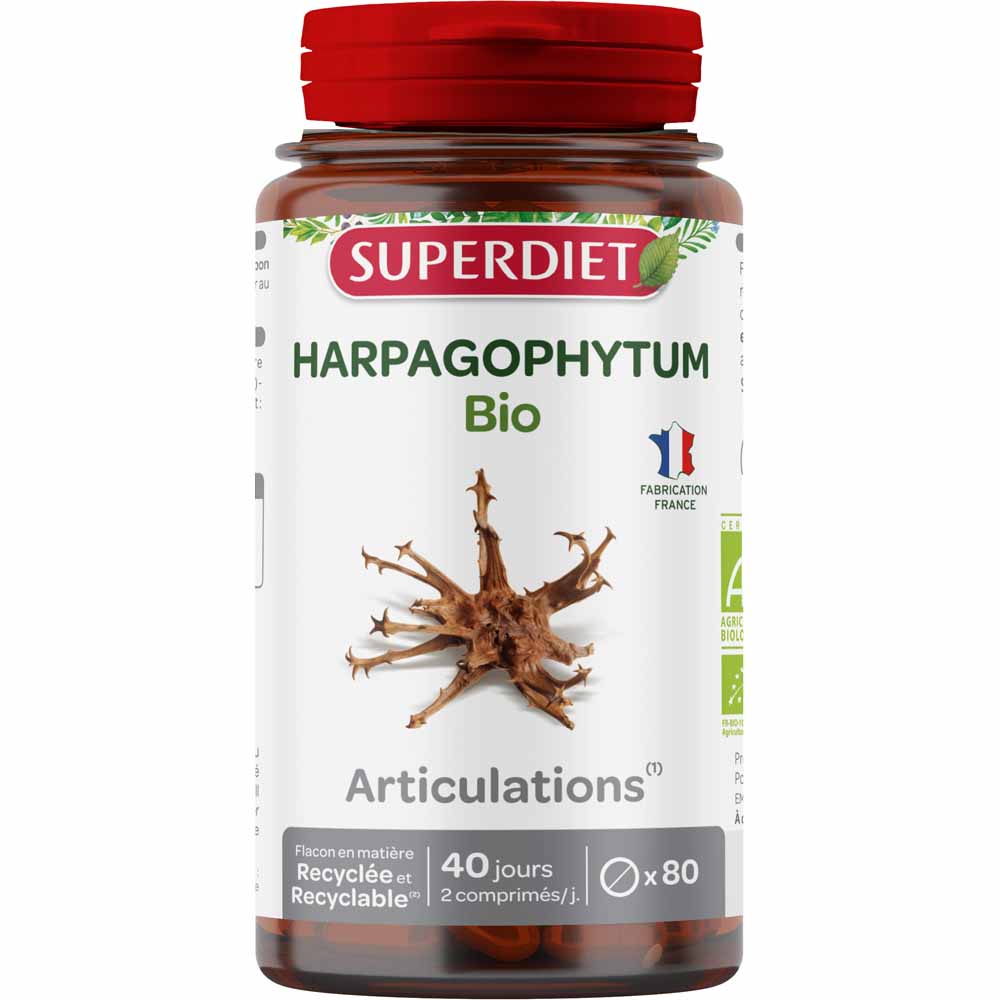 Superdiet Harpagophytum Bio Articulation 80 comprimés