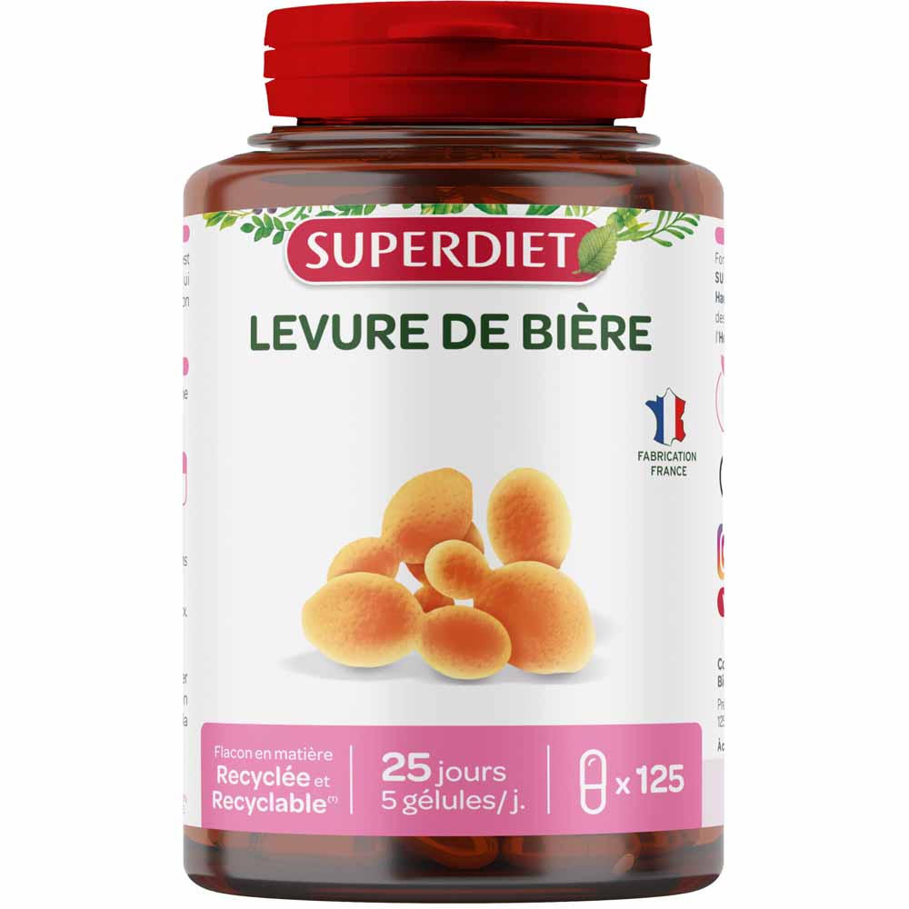 Superdiet Levure De Biere 125 Gelules