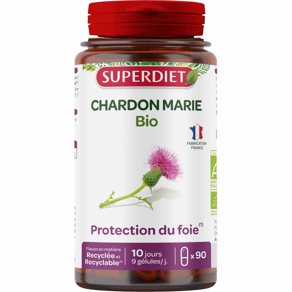 Superdiet Chardon Marie Bio 90 Gelules