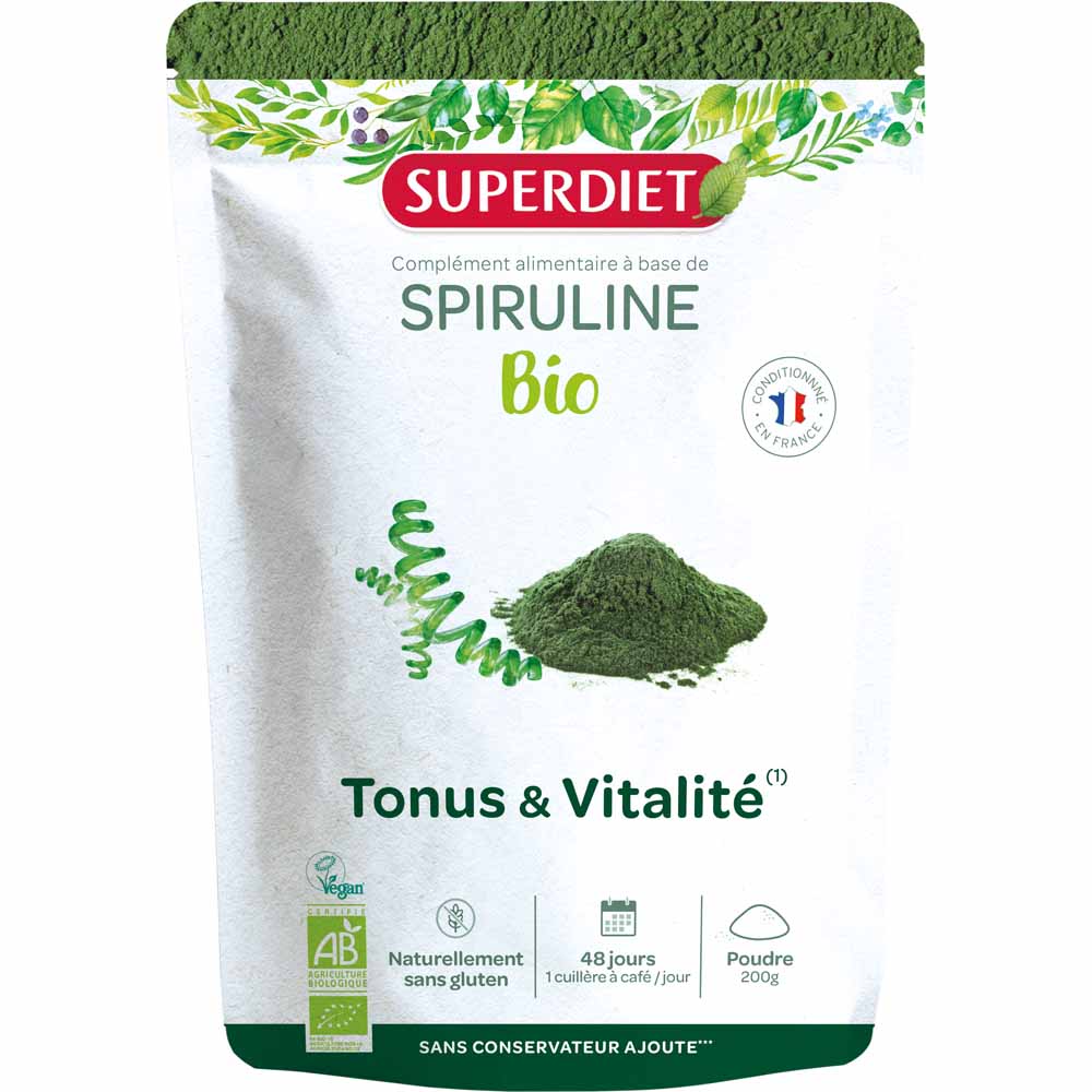 Superdiet Spiruline Bio 200g