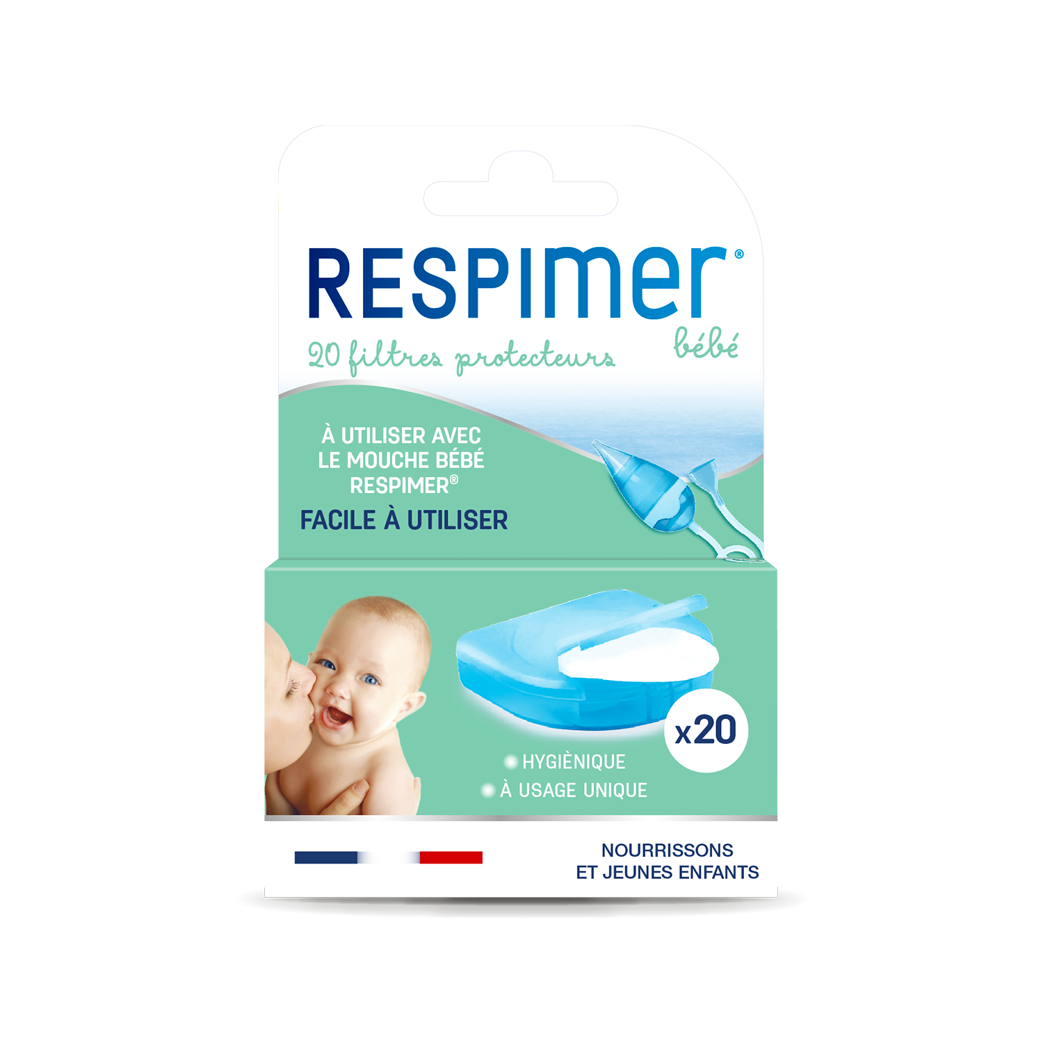Respimer Filtres protecteurs pour mouche bébé x20