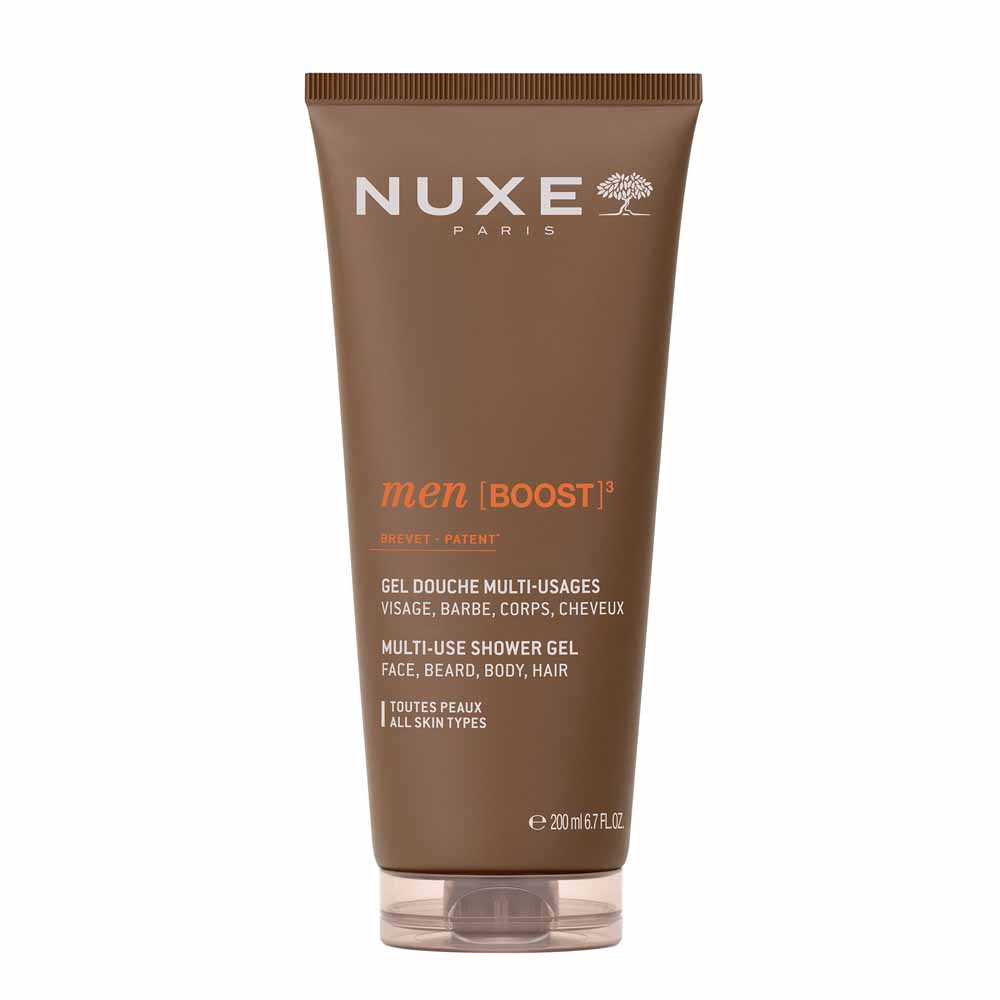 Nuxe Men [BOOST]³ Gel Douche Multi-Usages Visage, Barbe Corps Et Cheveux 200ml
