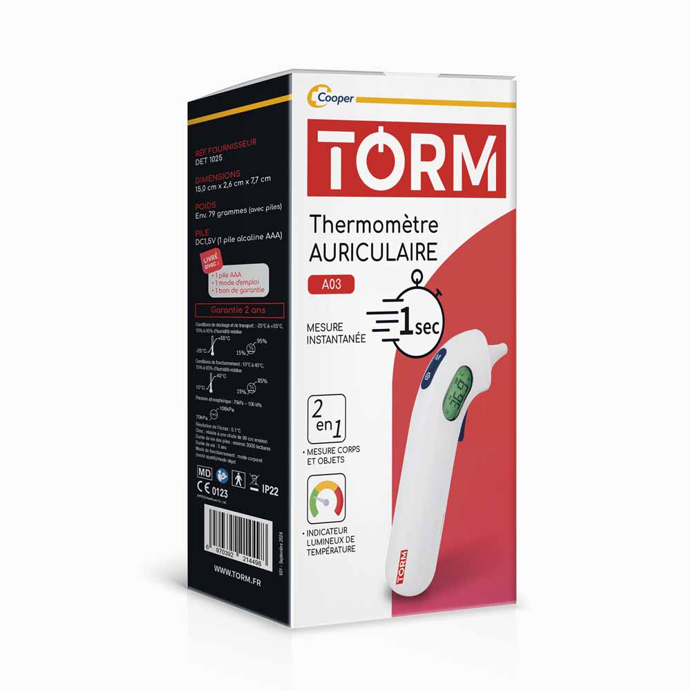 Torm Thermomètre Auriculaire 03