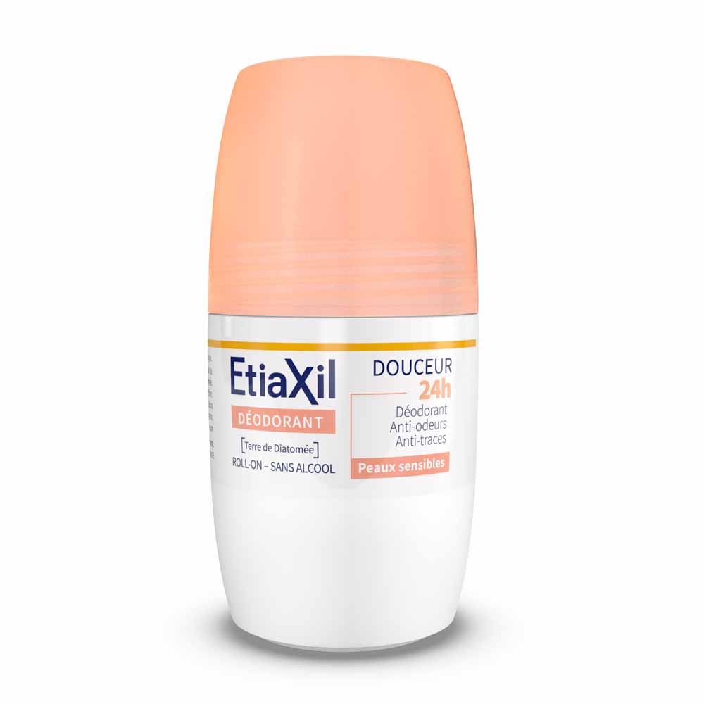 Etiaxil Déodorant Roll-on Douceur 24h Peaux Sensibles 50ml