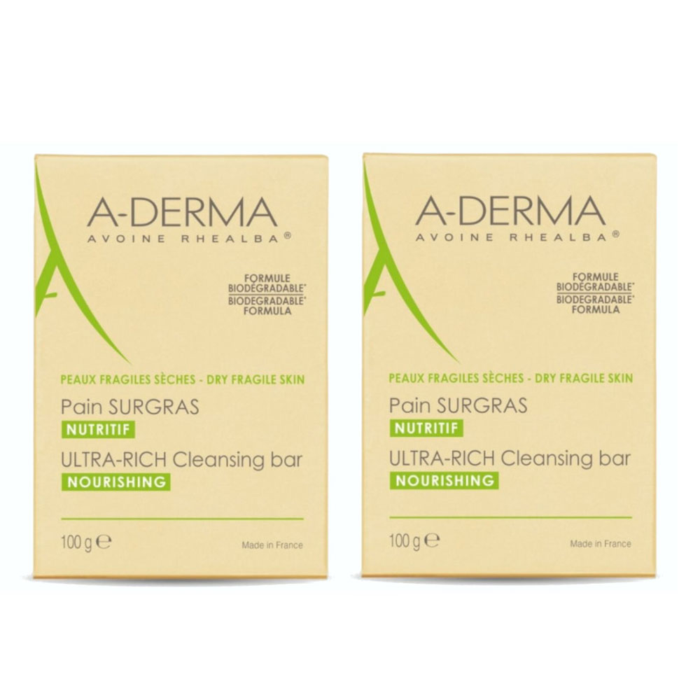 A-Derma Avoine Rhealba Pain Surgras 2x100g