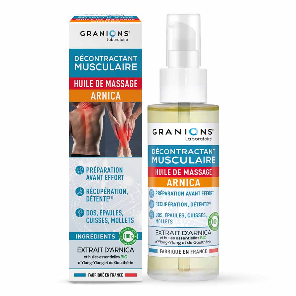 Granions Décontractant Musculaire Huile De Massage Arnica 100ml