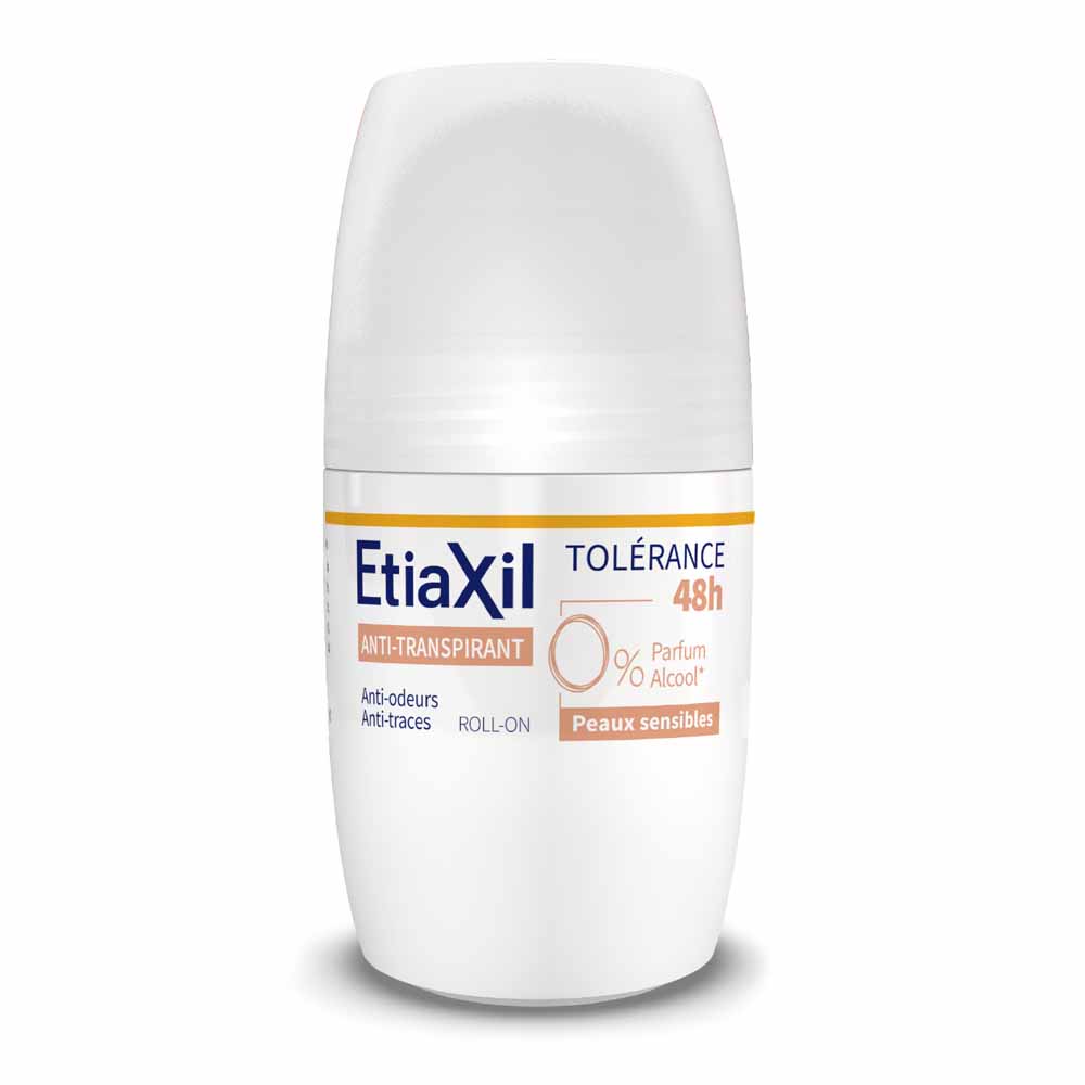 Etiaxil Anti-Transpirant Roll-On Tolérance 48h Peaux Sensibles 50ml