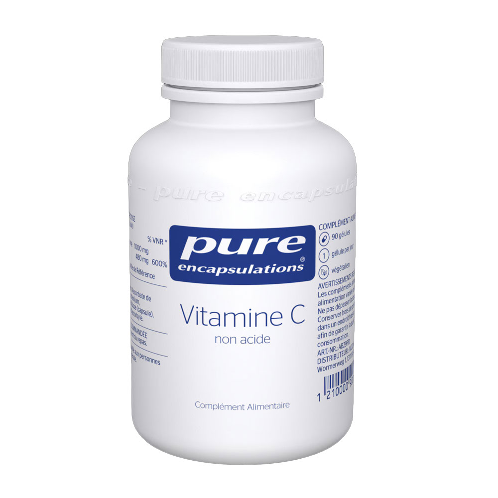 Pure Encapsulations Vitamine C non acide 90 gélules