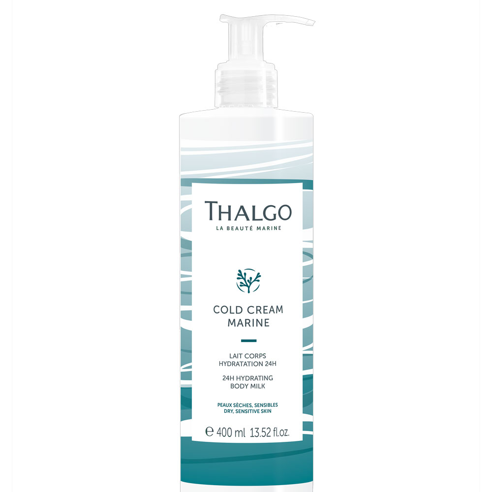 Thalgo Cold Cream Marine Lait Corps Hydratation 24H Peaux Sèches et Sensibles 400ml