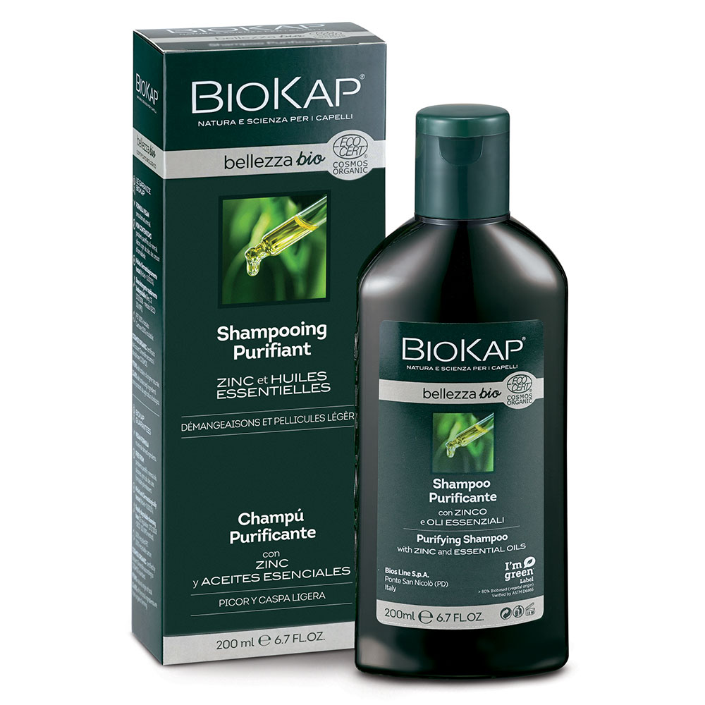 Biokap Belleza Bio Shampooing bio Purifiant Pellicules 200ml