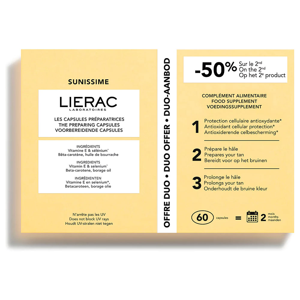 Lierac Sunissime Preparateur 2x30 Capsules