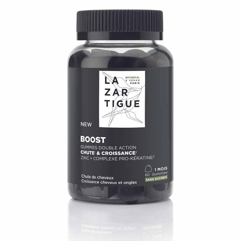 Lazartigue Boost Chute et Croissance Cheveux 60 Gummies