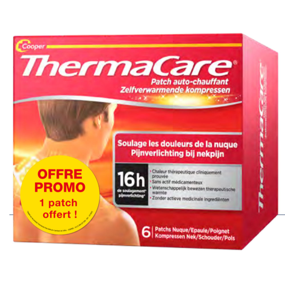 Thermacare Patch Auto-chauffant Nuque Epaule Et Poignet 5+1