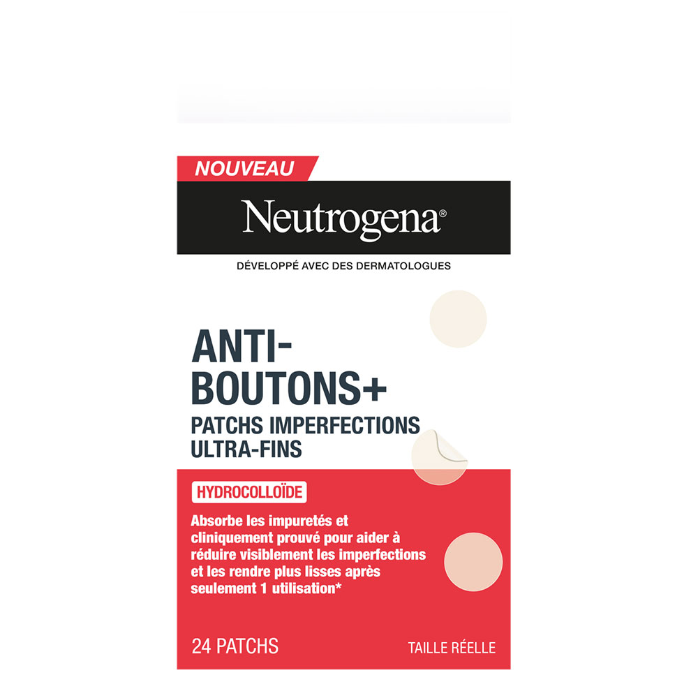 Neutrogena Patchs Imperfections Ultra-Fins Anti-Boutons+ x24