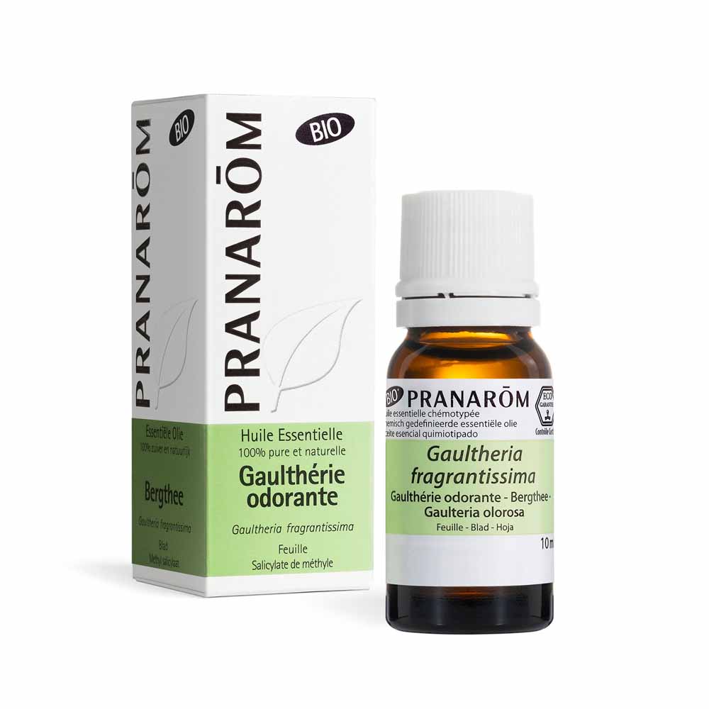 Pranarôm Les Huiles Essentielles Huile Essentielle Bio Gaultherie Odorante 10 ml