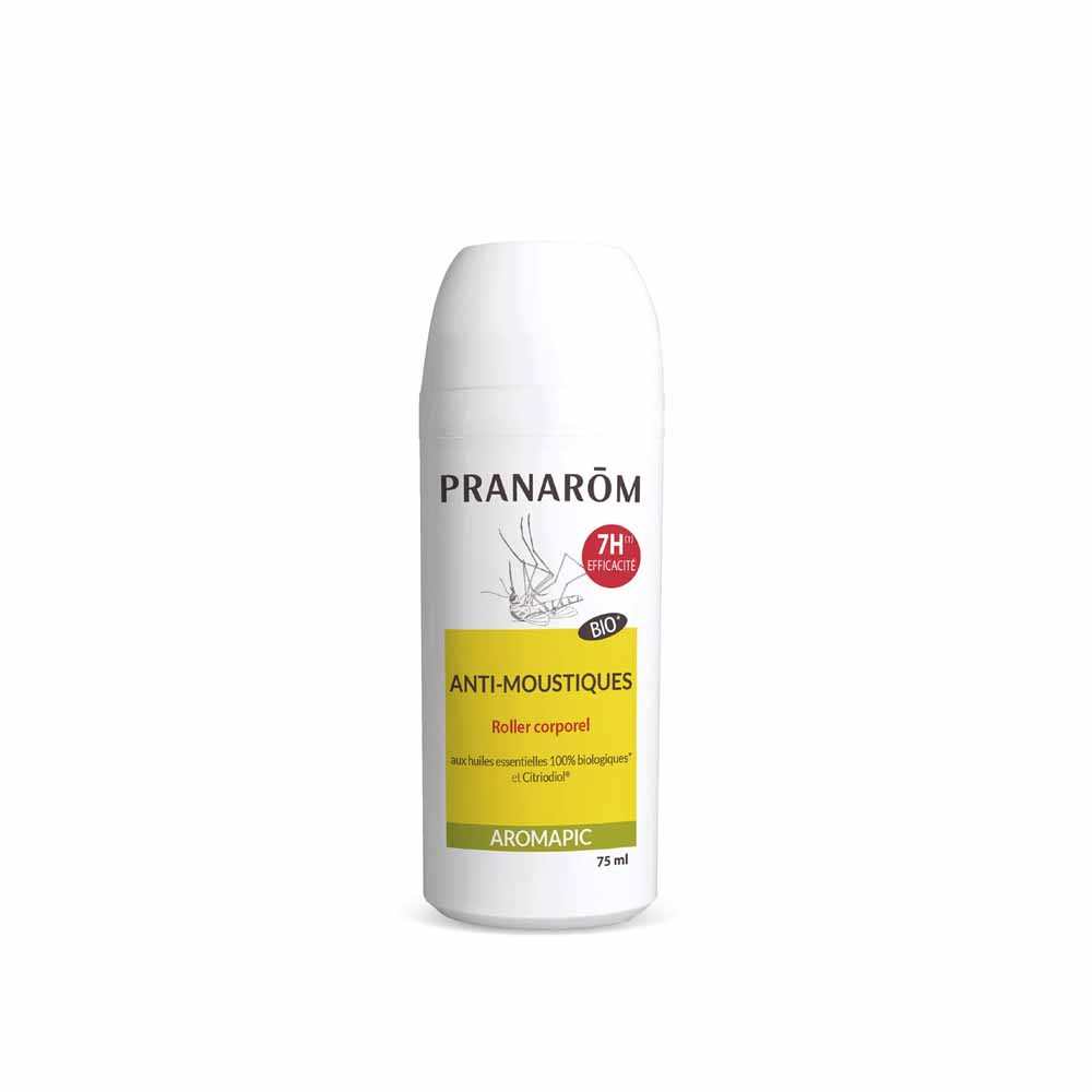 Pranarôm Aromapic Roller Anti-moustiques Lait Corporel Bio 75 ml
