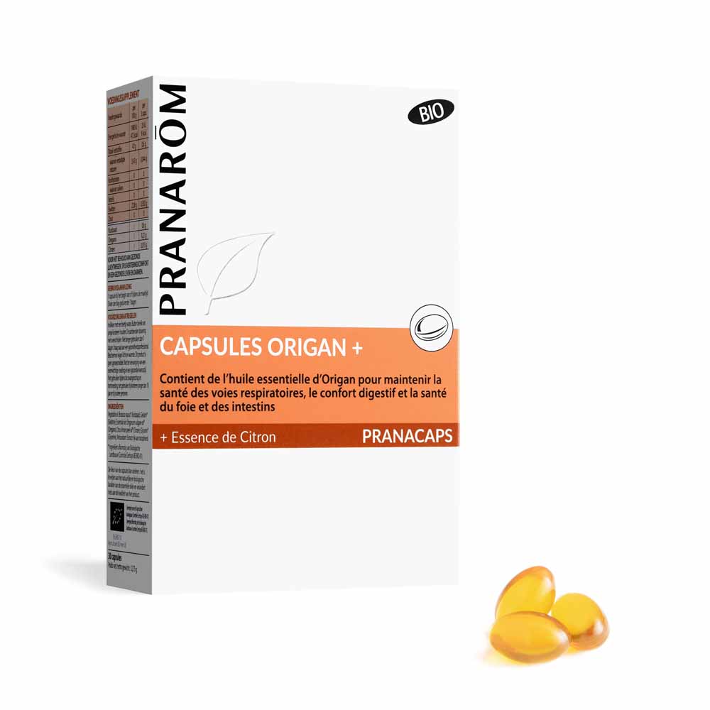 Origan + Capsules Bio 30 Capsules Pranarôm