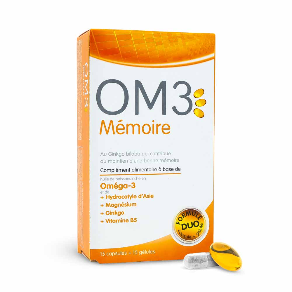 MÉMOIRE 15 GELULES + 15 CAPSULES OM3