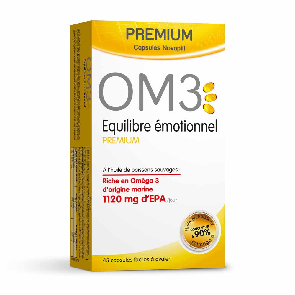 PREMIUM EQUILIBRE EMOTIONNEL 45 capsules OM3