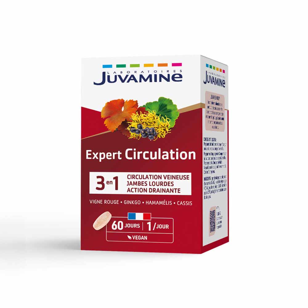Juvamine Circulation Expert'Nature 60 comprimés