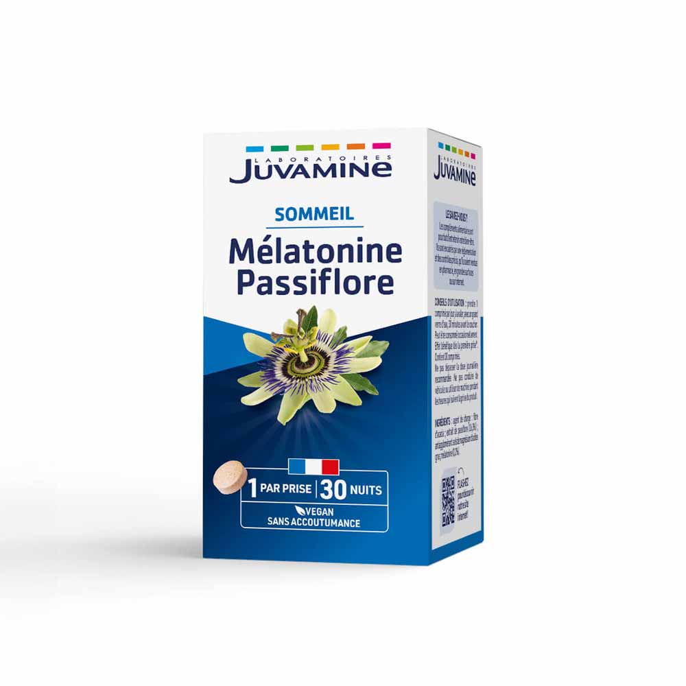 Juvamine Mélatonine Passiflore x30 comprimés