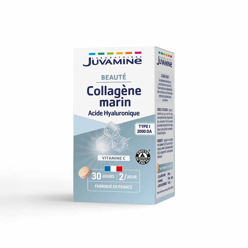 Juvamine Collagène Marin Acide Hyaluronique 60 Comprimés