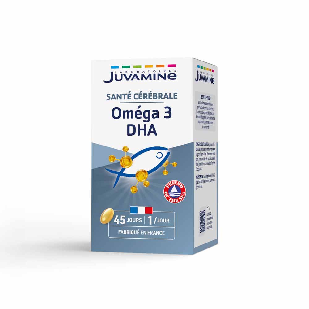 Juvamine Omega 3 DHA Santé cérébrale 45 capsules