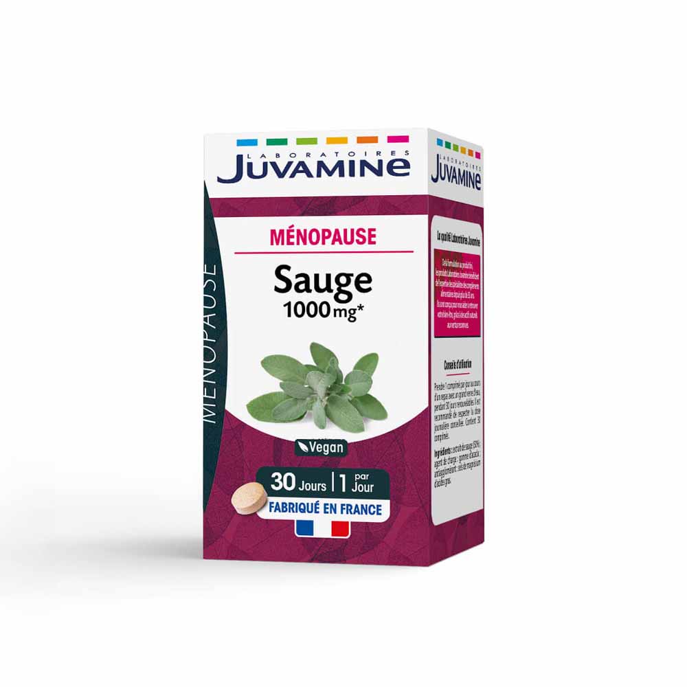 Juvamine Ménopause Sauge 1000mg 30 Comprimés