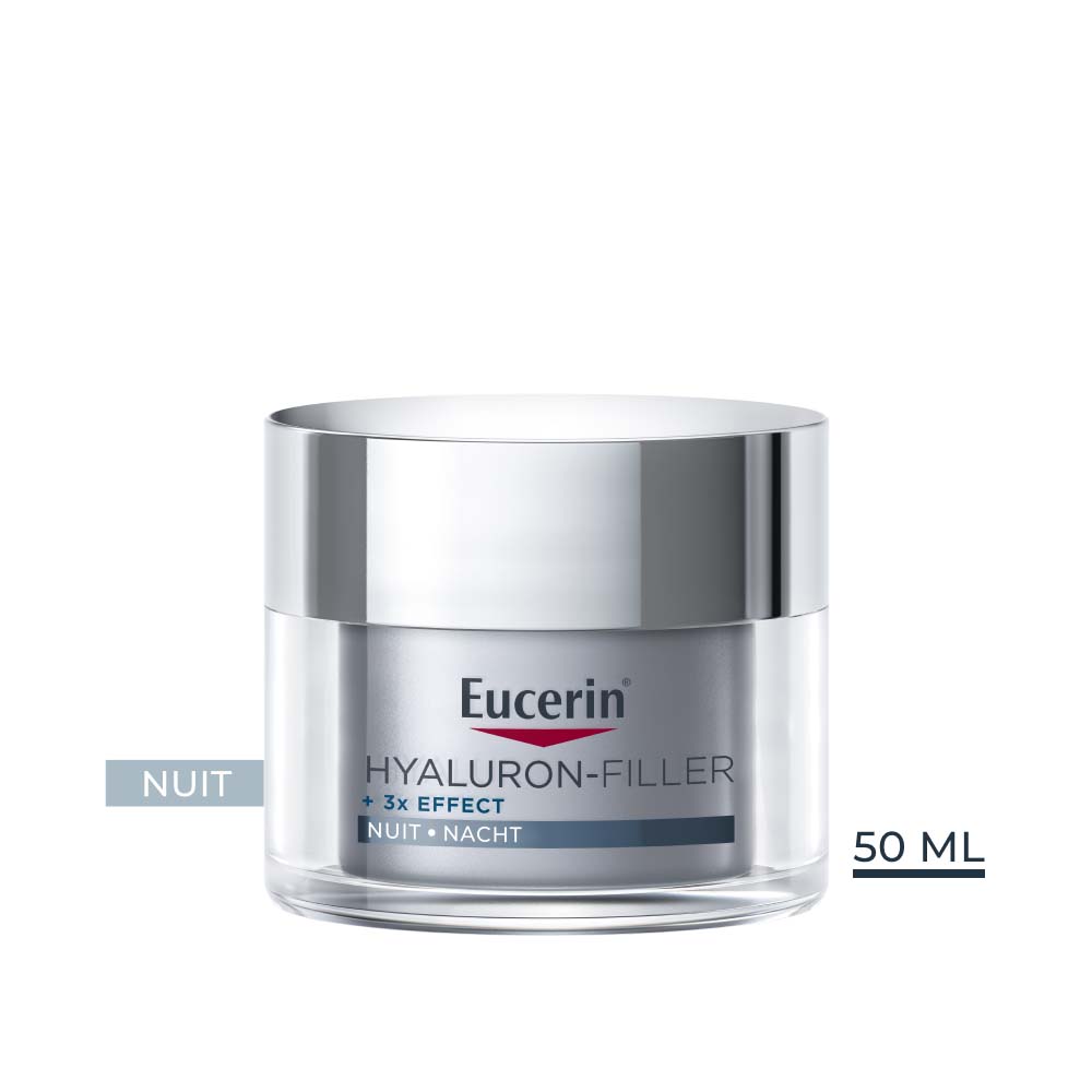 Eucerin Hyaluron-Filler + 3x Effect Soin de Nuit Raffermissant 50ml