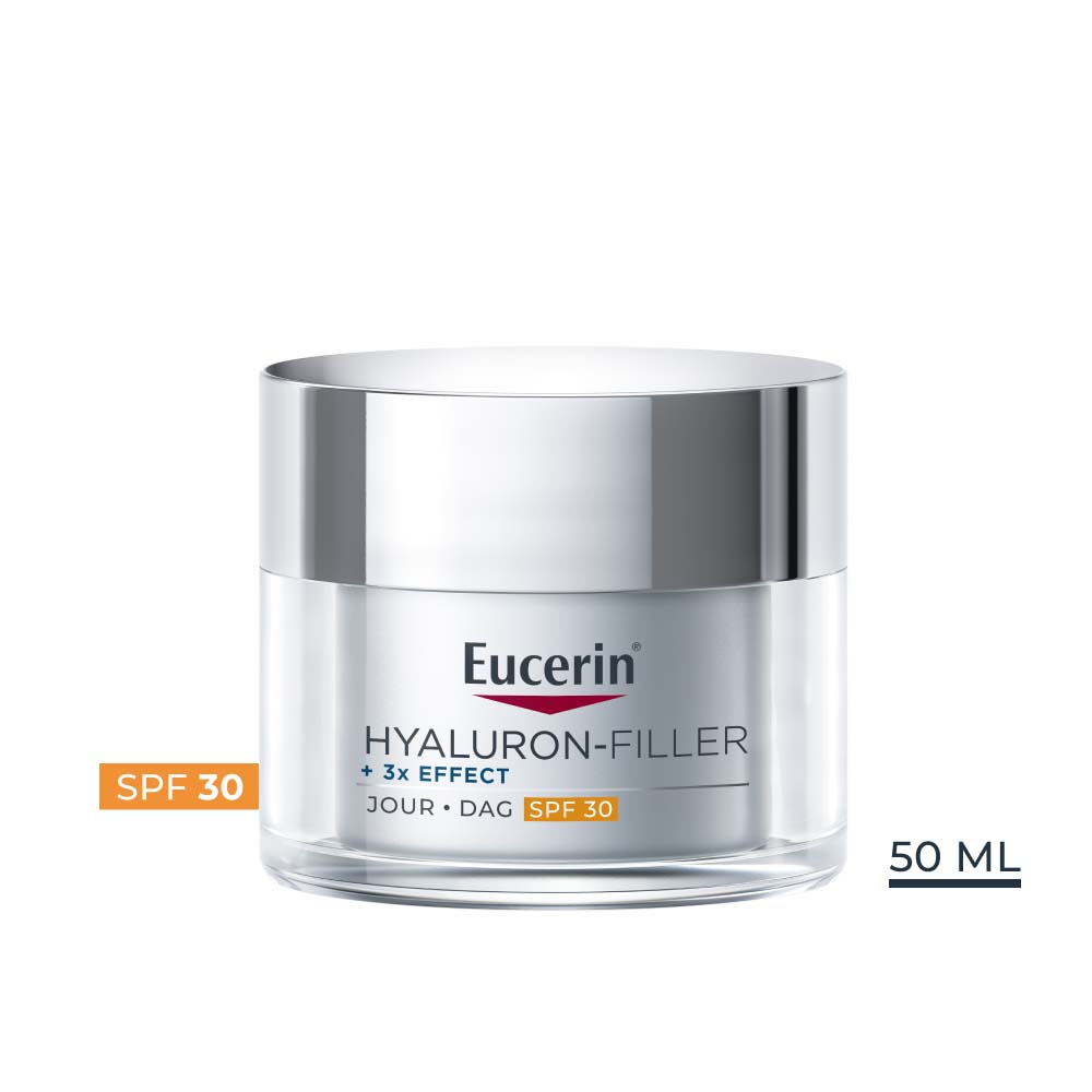 Eucerin Hyaluron-Filler + 3x Effect Soin de Jour SPF30 Tous les Types de Peaux 50ml