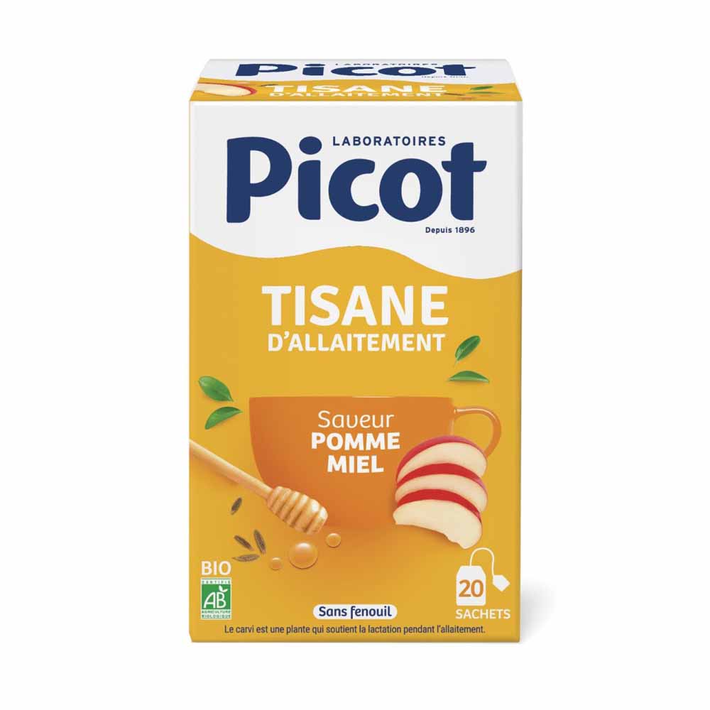 Picot Maman Tisane D'allaitement Pomme Miel 20 sachets