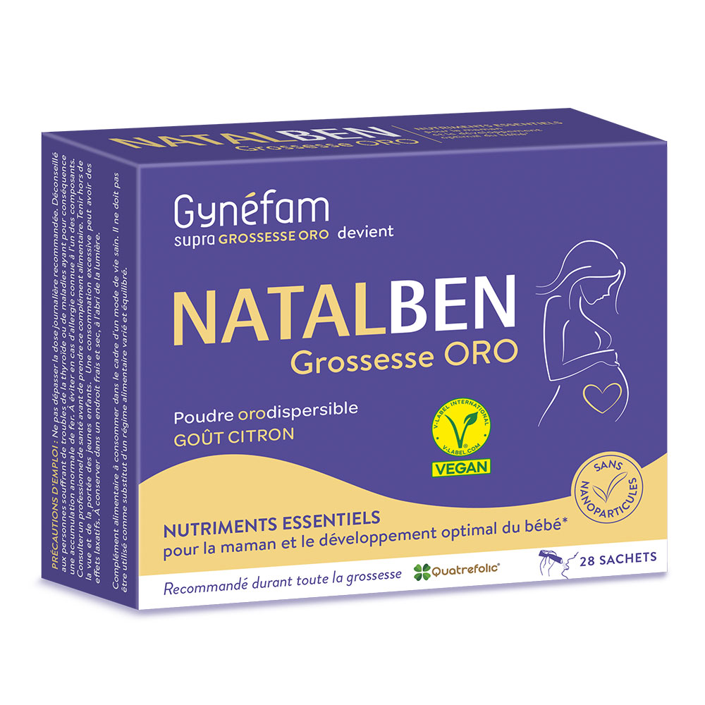 Effik Gynéfam Natalben Grossesse Oro 28 sachets