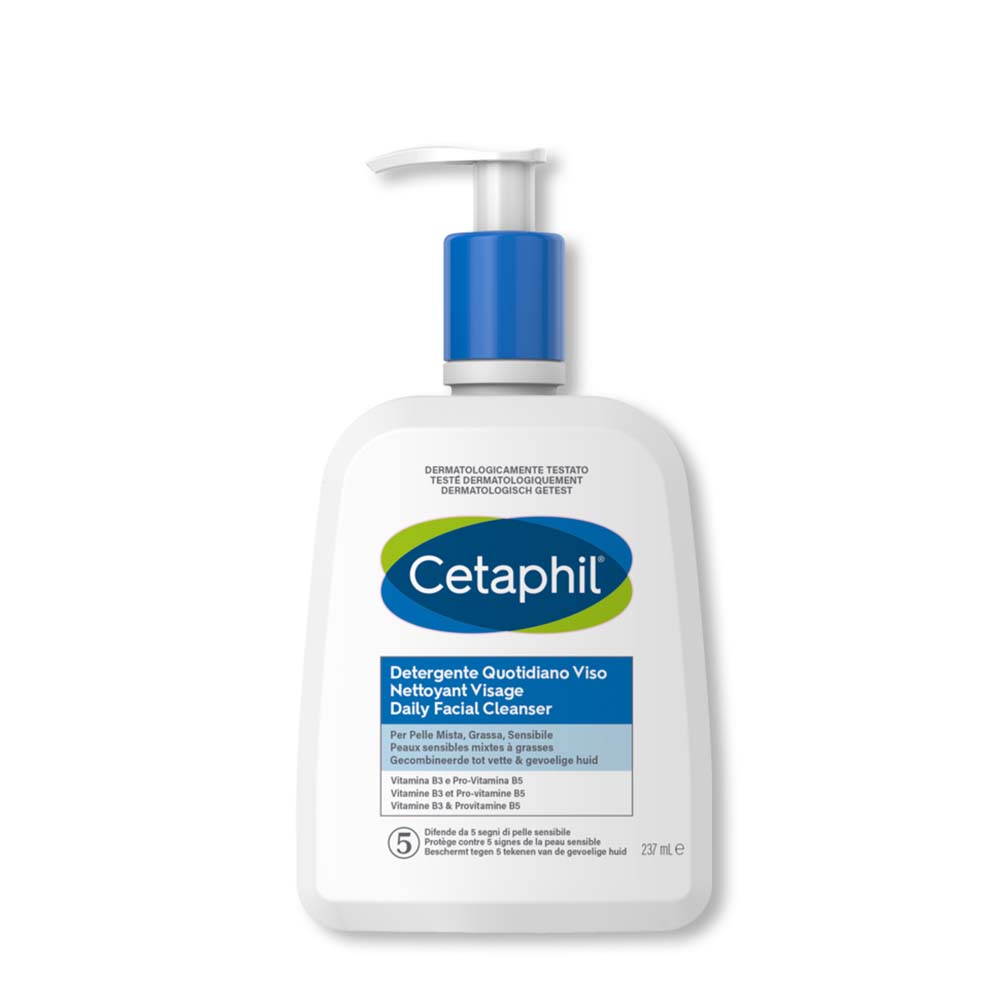 Cetaphil Nettoyant Visage Peaux sensibles mixtes à grasses 237ml
