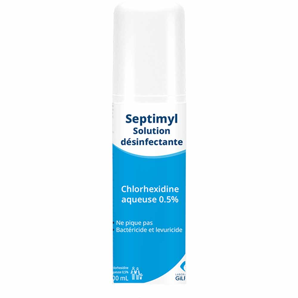 Gilbert Septimyl Solution Desinfectante Chlorhexidine 0.5% 100ml
