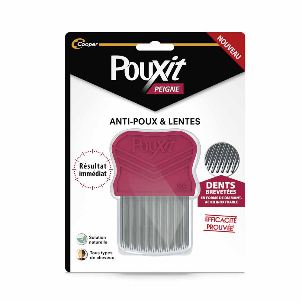 Pouxit Peigne Anti-Poux et Lentes