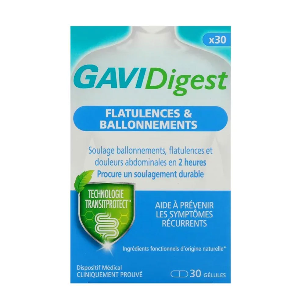 Gaviscon Gavidigest Flatulences & Ballonnements 30 gélules