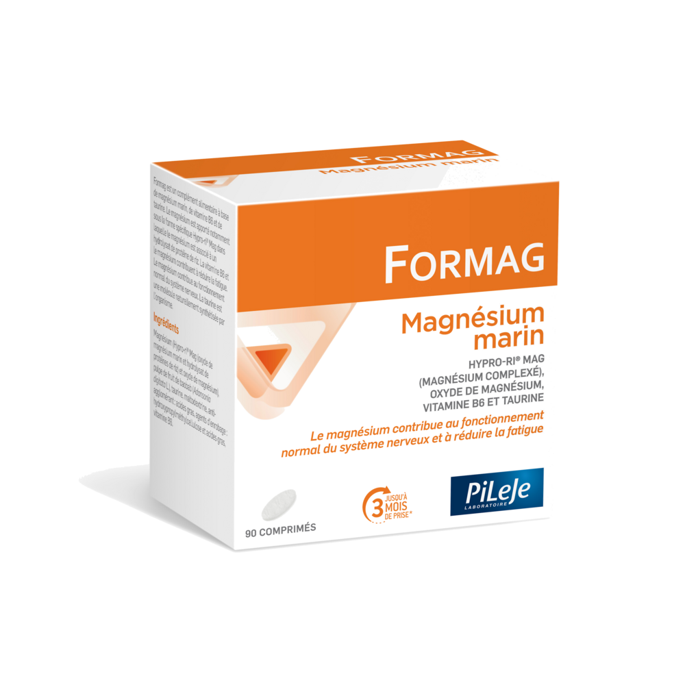 Formag 90 Comprimes Magnésium Marin Pileje